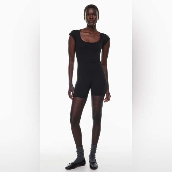 Ariztia TNA Black Shorts Romper - Picture 1 of 5